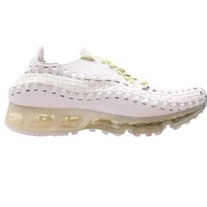 Nike Air Footscape Woven Sneakers Mens 10 White Leather Running Athletic Gym ‘07